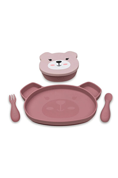 TUM TUM طقم تغذية سيليكون بيتسي بير (5 قطع)