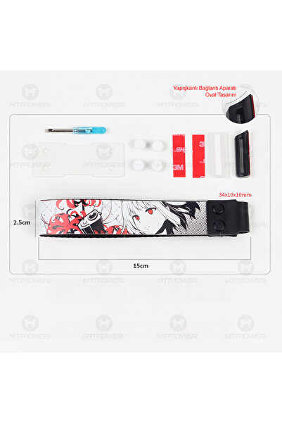 silabor Klavye Askısı Strap Klavye Aksesuarı Tüm Klavyeler için Uygundur Siya...