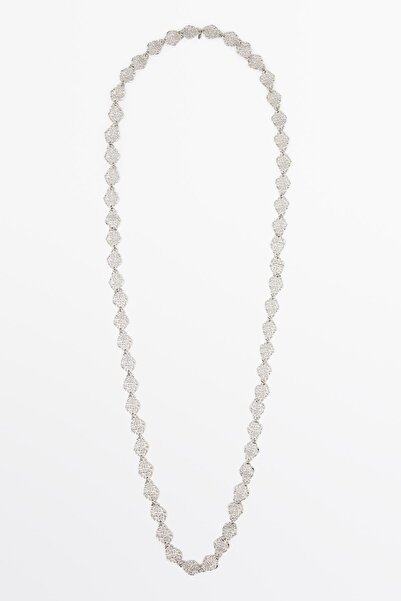 Massimo Dutti Çok yönlü uzun dantel kolye