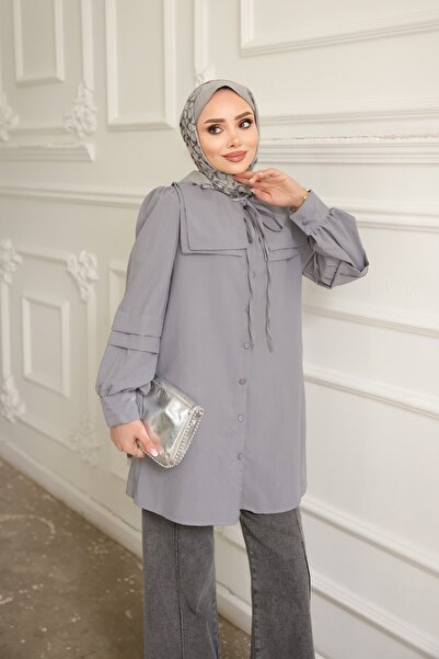 İmajButik Dimljena Sa detaljem na okovratniku majica