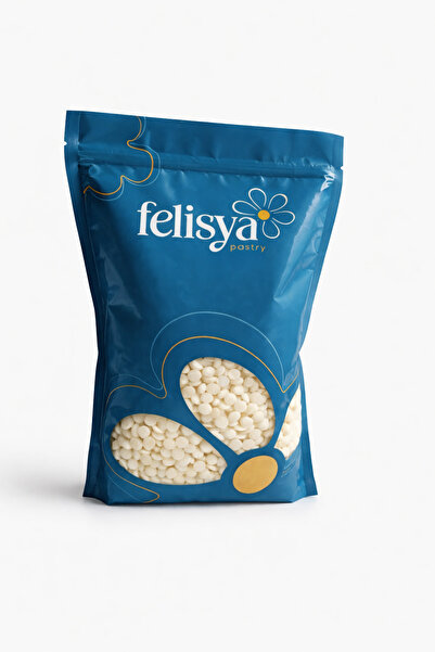 felisya Beyaz Fildişi Damla Çikolata 1 Kg