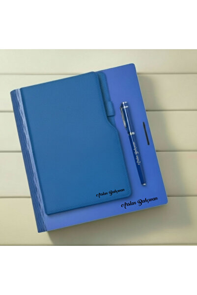 ertal hediyelik Kişiye Özel İsimli Renkli Ahşap Kutusunda Ajanda Not Defteri ...