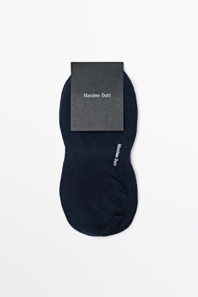Massimo Dutti 3’lü pamuk karışımlı görünmez çorap paketi