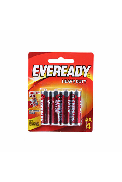 Eveready بطاريات AA (عبوة من 4 بطاريات)