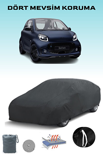 Breen أسود، SMART EQ FORTWO، مشمع السيارة، غطاء السيارة، خيمة السيارة