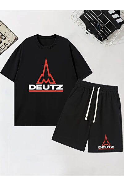 Rayan & Hoor Style Dutz Printed shorts t-shirt tracksuit set