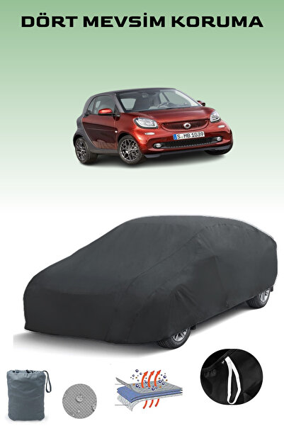 Breen أسود، SMART FORTWO 3 COUPE، مشمع السيارة، غطاء السيارة، خيمة السيارة