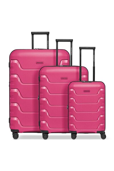 Smartbox Ediția 01 4 Rollen Kofferset 3-teilig mit Dehnfalte