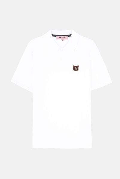 Reflect Studio Μπλουζάκι με γιακά μπλε Polo - Λευκό