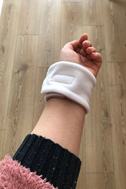 Wristband Double Sports Spa Face Washing Wristband with Fleece Velcro Band