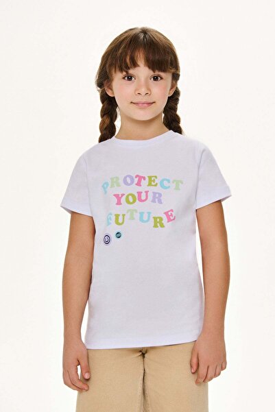 Reflect Studio Protect Your Future Premium Kids T-Shirt - White