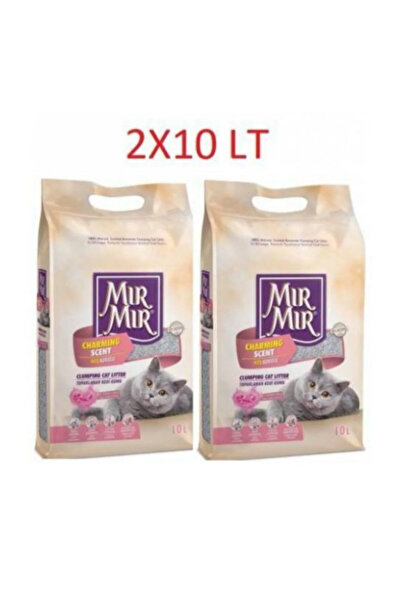 Mır Mır Mırmır Hoş Kokulu Ince Taneli Topaklaşan Kedi Kumu 2x10 Lt