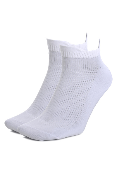 Sportive Spt Unisex Beyaz İkili Günlük Stil Çorap 25YUC004-BYZ