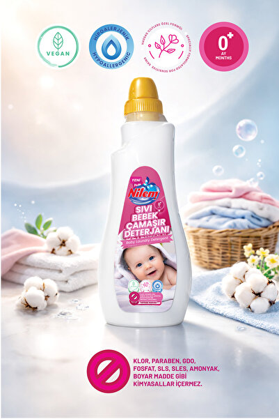 Nilem Sıvı Bebek Çamaşır Deterjanı 1000 ml
