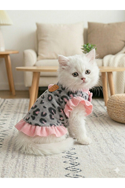 Winnie The Pet بدلة قطة للفتيات مع سترة مزينة بالكشكشة. يرجى الاطلاع على جدول...