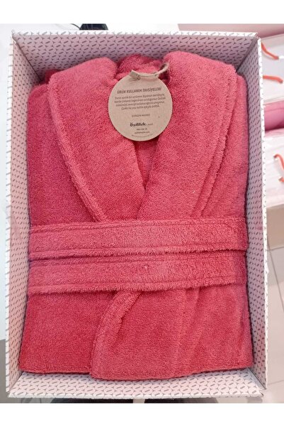 Özdilek Colourist Shawl Collar Bathrobe S-M Size K.Mercan