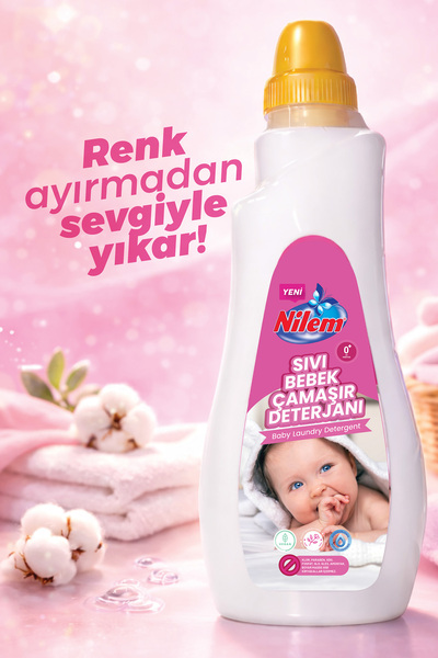 Nilem Sıvı Bebek Çamaşır Deterjanı 1000 ml