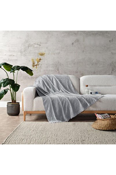 Doqu Home Adora Koltuk Şalı Gri 130X170 cm