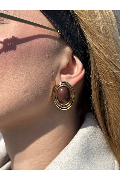 Charmist أقراط قهوة ديرا الفولاذية