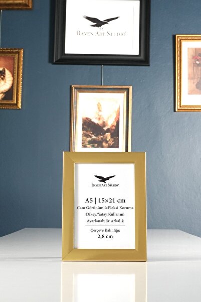 Raven Art Studio Potala A5-15x21cm Χρυσό Πλαίσιο Εγγράφων Φωτογραφιών και Αφι...