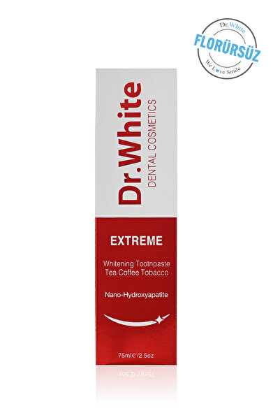 Dr.White Nano-Hydroxyapatite Extreme Whitening Tea Coffee Diş Macunu (75 ML)