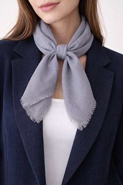 KRAFTELLA Linen Look Soft Silk Square Scarf – Matte Texture, Lightweight and ...