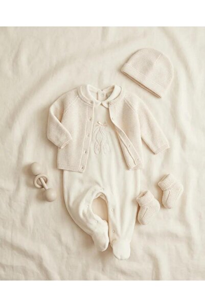 Nipperland Kız Bebek Hırka-Tulum Takım