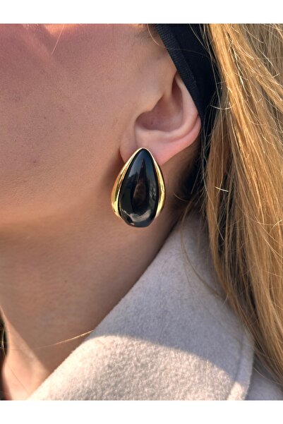 Charmist Steel Black Aren Earrings