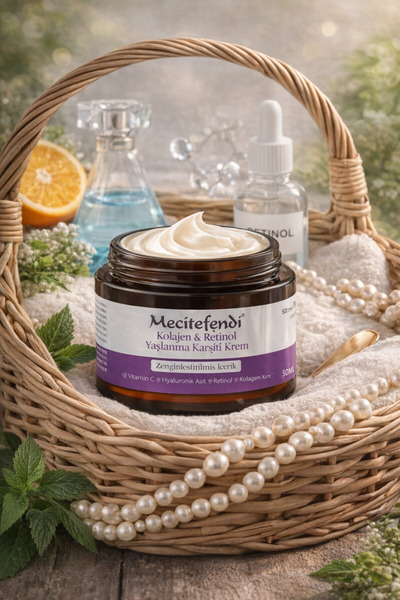 Mecitefendi Kolajen & Retinol Yaşlanma Karşıtı Krem 50 ml