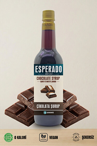 ESPERADO Şekersiz ( Sugar Free ) Çikolata Aromalı Kahve & Kokteyl Şurubu - 75...