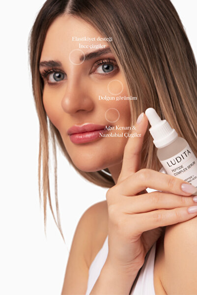 LUDITA Peptit Kompleks Serum – İnce Çizgi ve Kırışıklık Karşıtı, Yoğun Nemlendirici