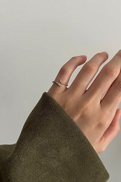 Okko Store خاتم ميني تاشلز على شكل ثعبان