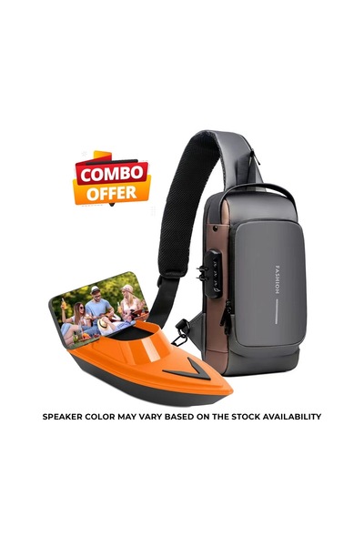 Generic مجموعة مكبر صوت عالي الجودة مع حقيبة سوداء مضادة للسرقة، حقيبة ظهر مق...