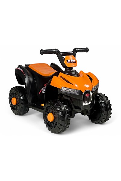 ALBADER 6V Kids Electric ATV Quad Bike Ride On with Lights Music and Sound Ef...