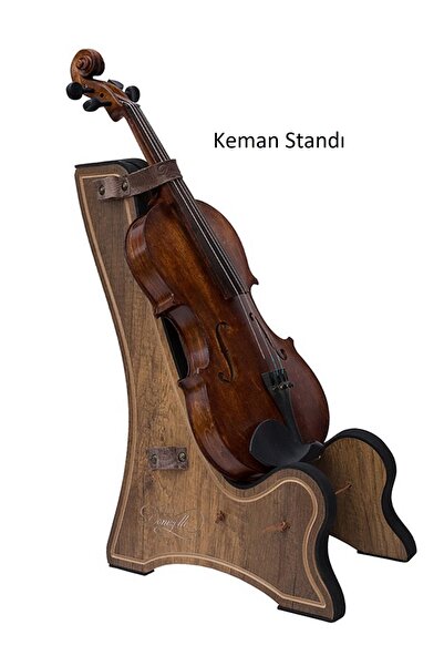 Donizetti Modern Dekoratif Full Masif Ahşap KEMAN STANDI Sehpası  (Keman Dahi...