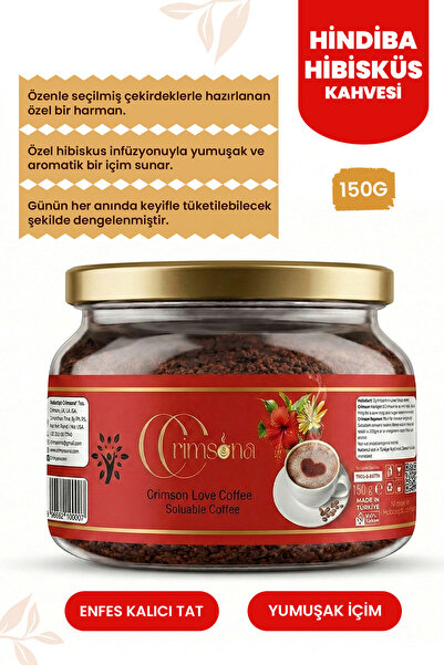 crimsona crimson love cofee Hibisküs & Hindiba Kahvesi – Özel Harman 150g