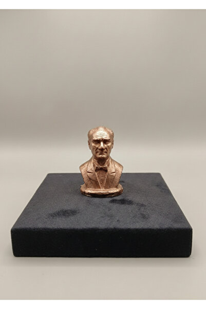 Elmas Dudu ATATÜRK HEYKEL BİBLO - Altın Sarısı