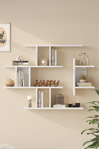 Yurudesign Shelf 25 Duvar Rafı Beyaz WL25-W