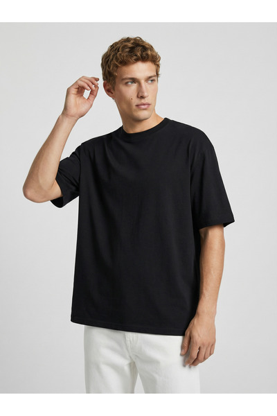 goreels Men's Oversize Modal Fabric (Sweat-Resistant-Soft) Basic Original T-S...