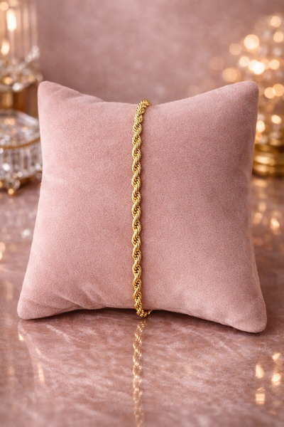 Crc Bijuteri سوار نسائي ذهبي اللون