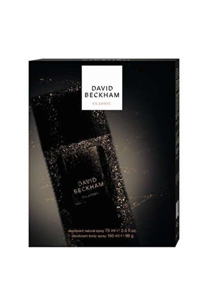 David Beckham Classic Gift Set: Spray Deodorant 75 ml + Deodorant 150 ml