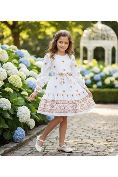 BEGONYA BEBECE KIDS Seasonal Festive Dress for Girls