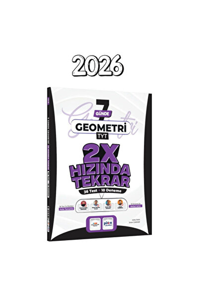 Krallar Karması 2026 Ders Platosu TYT Geometri 7 Günde 2X Hızında Tekrar Deneme