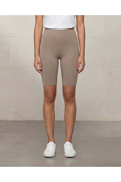 REDTAG Women Grey Biker Shorts