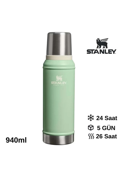 Stanley Klasik Vakumlu Çelik Termos 0,94 Lt Matara YEŞİL