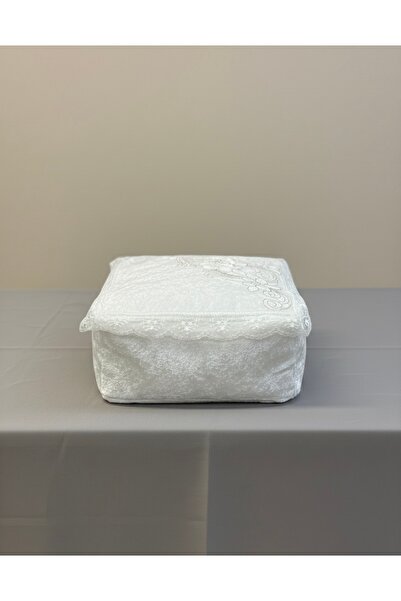 BEHREM ENES French Laced Single Sponge Velvet Yemeni Bag