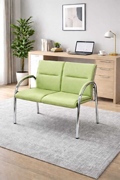 YRN OFIS Ofis ve Bekleme Alanları İçin Premium İkili Koltuk,Misafir koltuk– M...