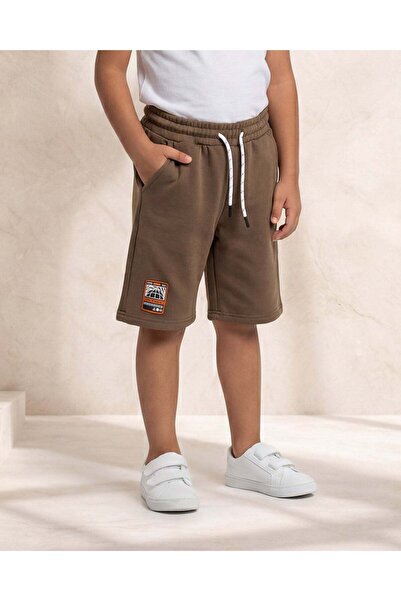 REDTAG Boys Olive Shorts