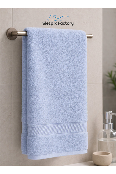 Sleep x Factory Hand Towel – 100% Cotton, Soft & Absorbent – 50x80 cm