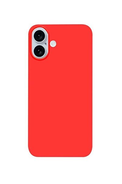 Beline Candy Case for iPhone 16 - Slim Matte TPU Silicone, Red